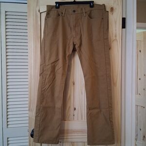 Levi's 513 Tan Pants 36×32